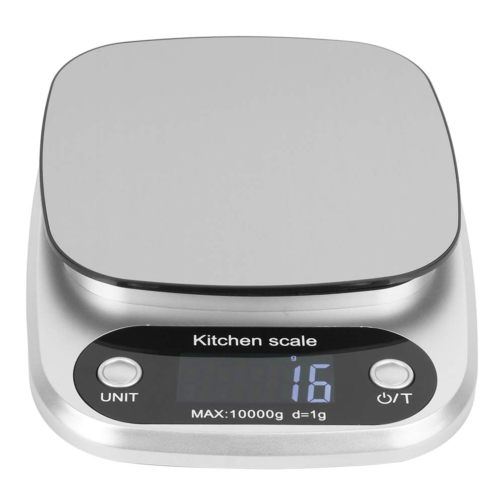 Smart Digital Food Scale for Weight Loss & Cooking - Precise 1g/0.1oz Measurements up to 22lb/5kg - Kitchen Scale with Nutritional Calculator for Baking, Meal Prep & Healthy Eating | Perfect for Portion Control & Dietary Tracking