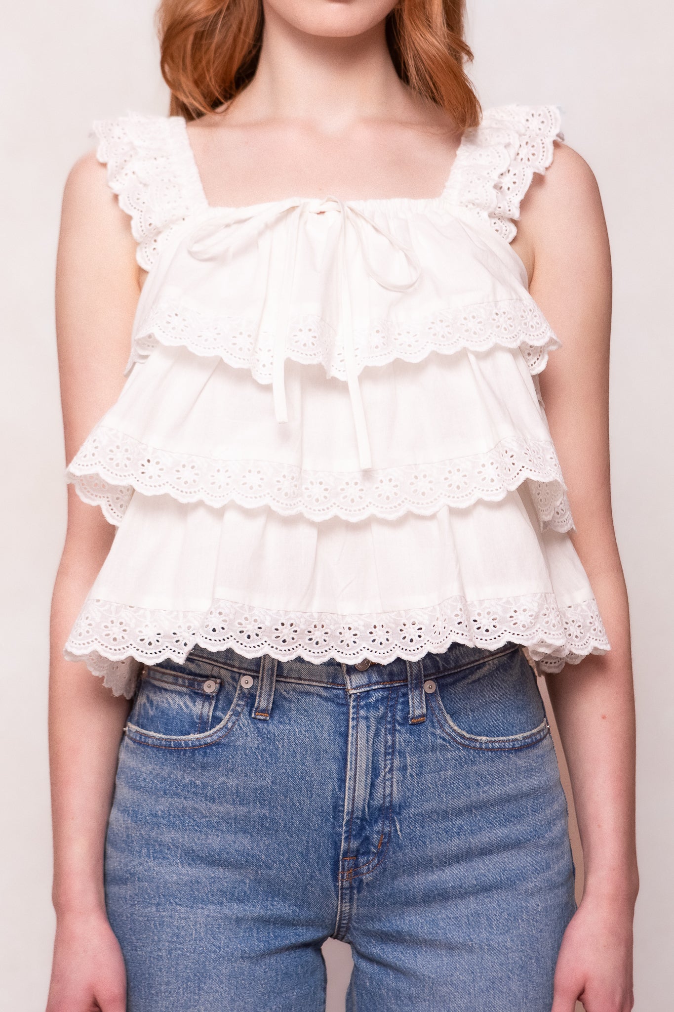 Gabby Women's White Top - Stylish Casual Blouse for Everyday Wear | Perfect for Office, Dates & Outings