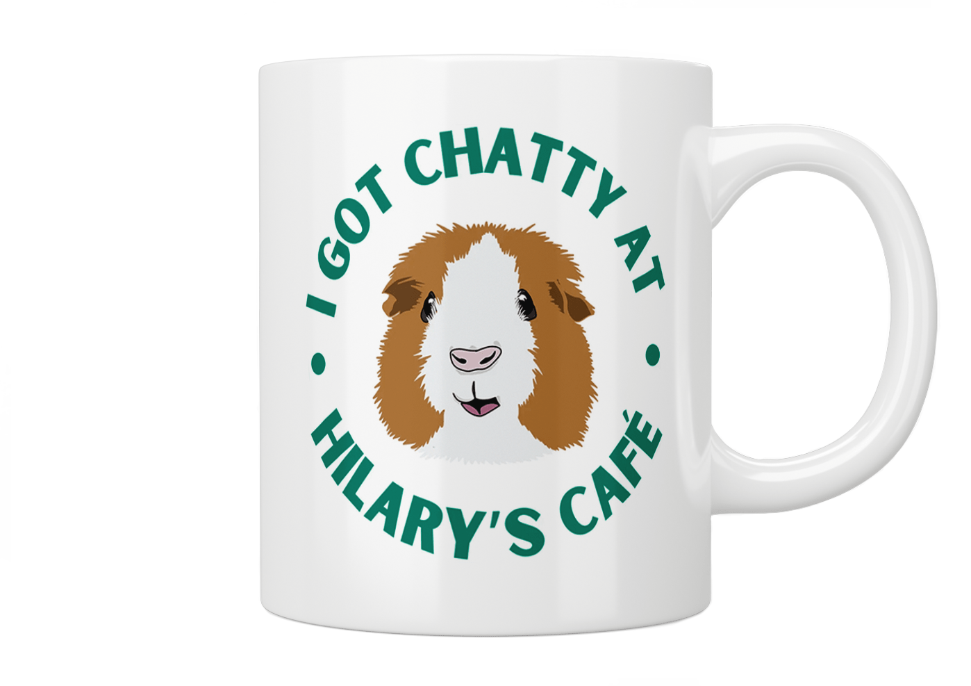 Fleabag Inspired 'I Got Chatty At Hilary's Café' Coffee Mug - Funny TV Show Quote Gift for Fans - Perfect for Home, Office & Coffee Lovers