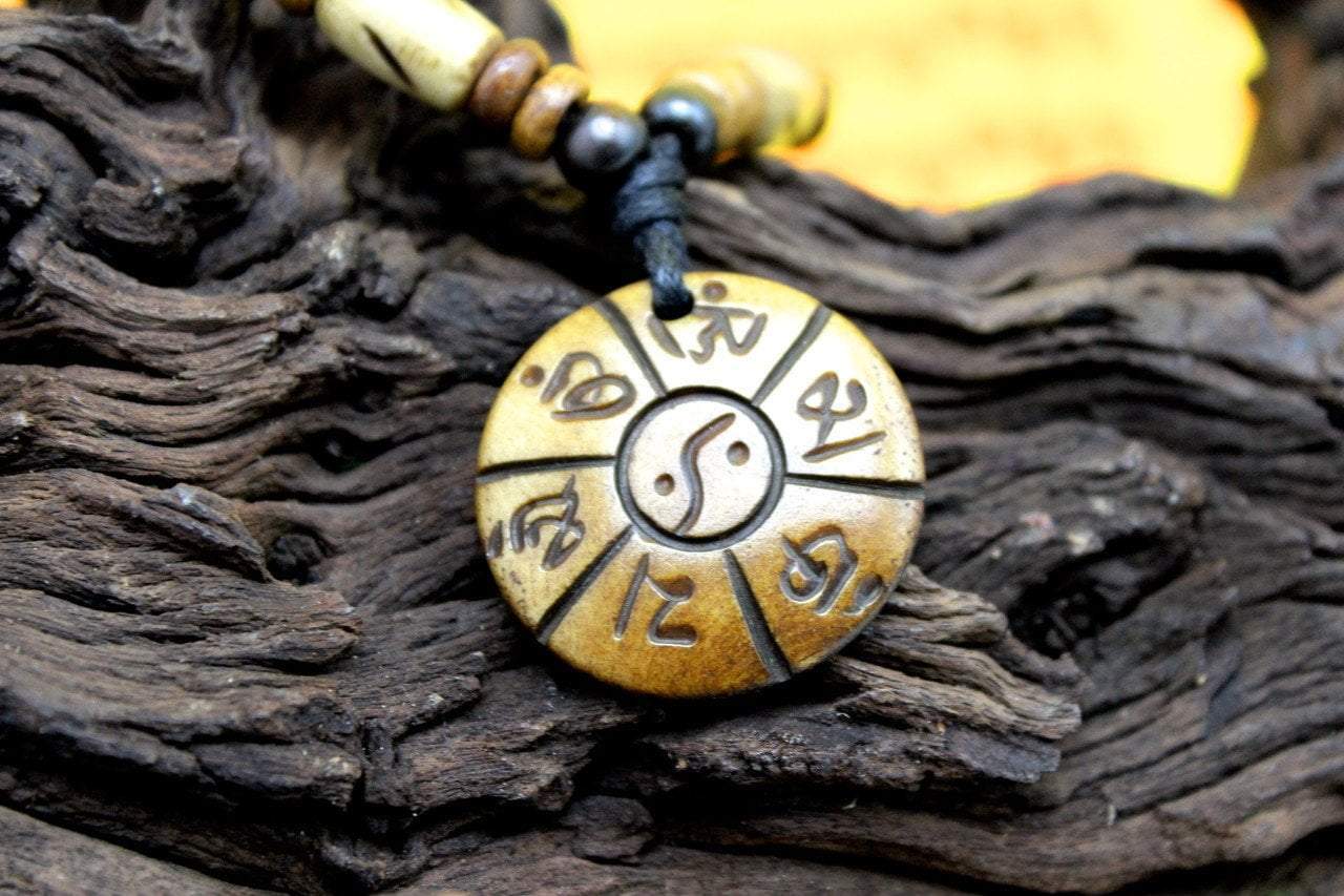 Compassion Bone Necklace - Handmade Spiritual Jewelry for Meditation, Yoga & Healing | Meaningful Gift for Loved Ones