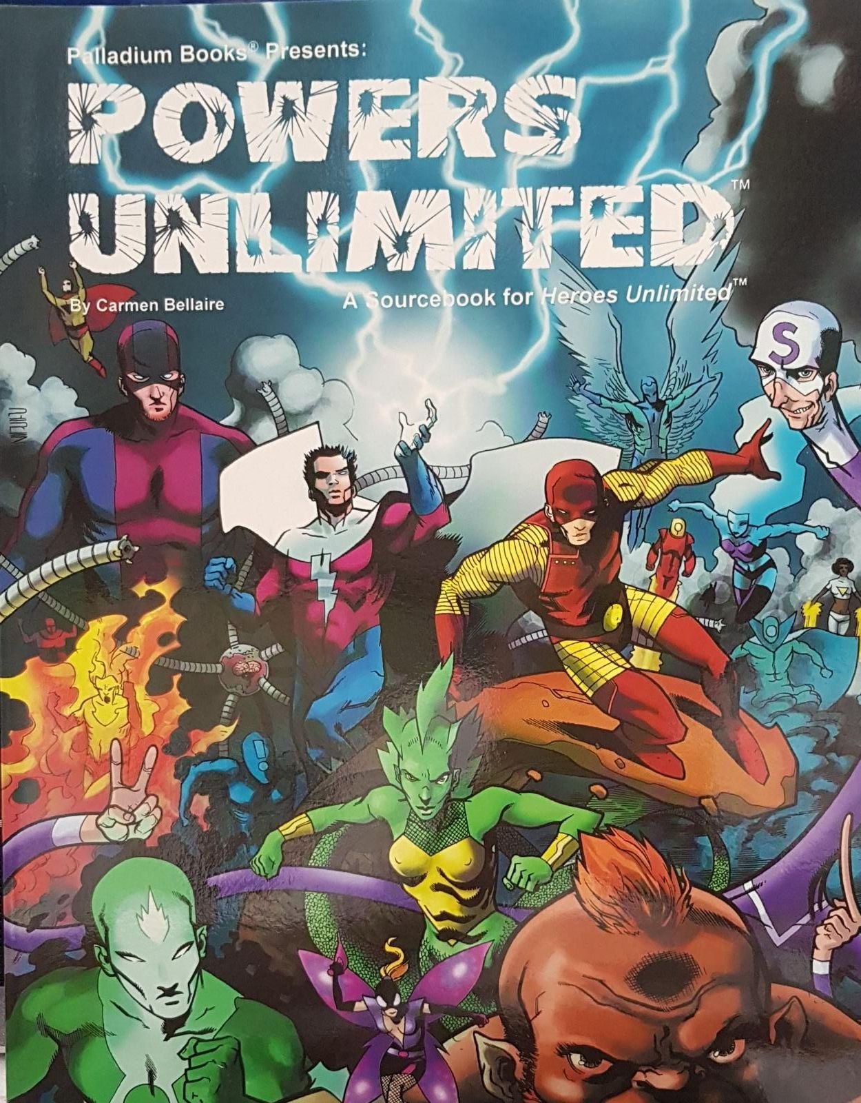 Powers Unlimited One - Superhero RPG Game Book | Heroes Unlimited Adventure & Role-Playing | Perfect for Tabletop Gaming & Comic Book Enthusiasts