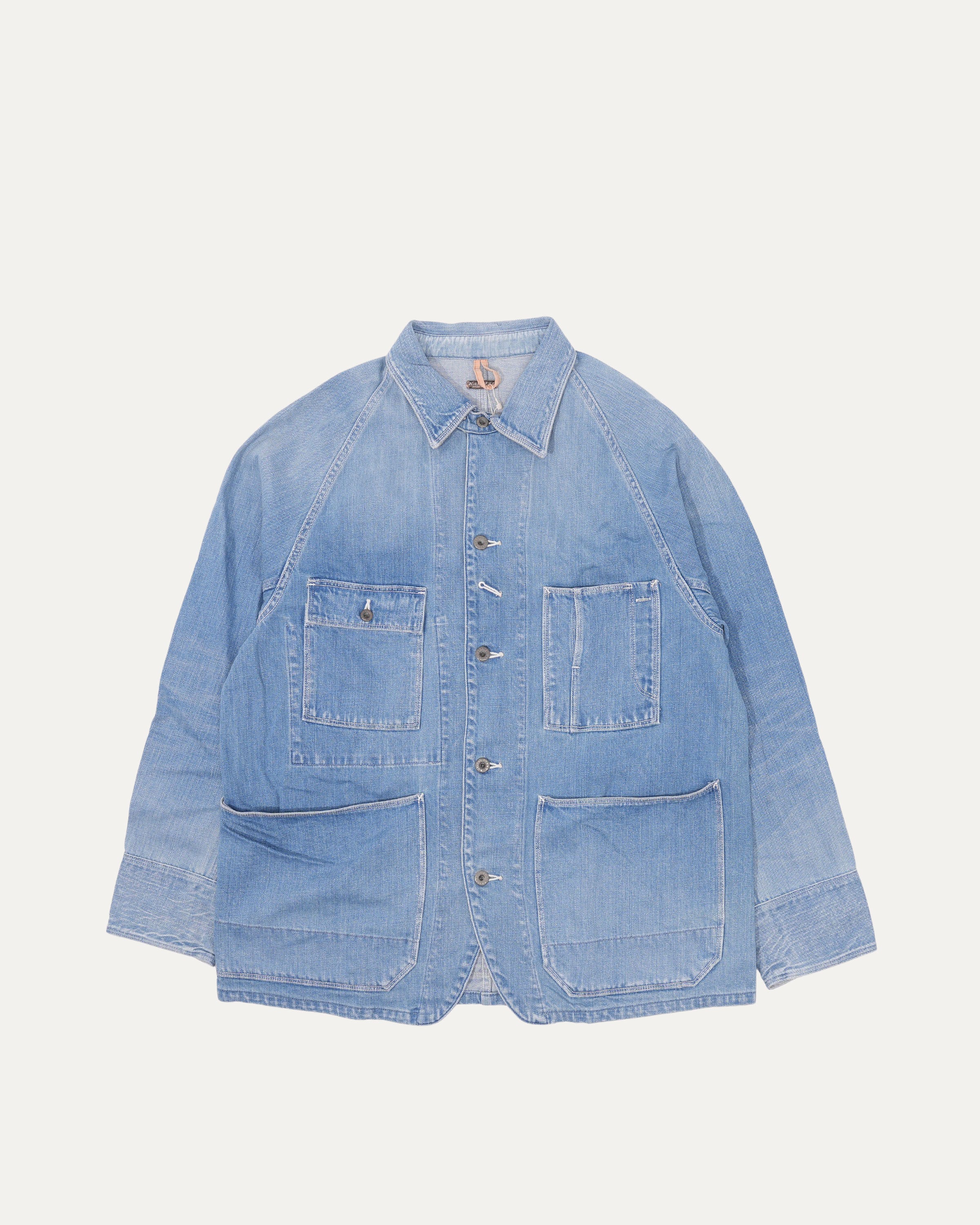 12oz Denim Cactus Coverall Shirt - Durable Workwear for Outdoor Adventures, Gardening & Casual Wear