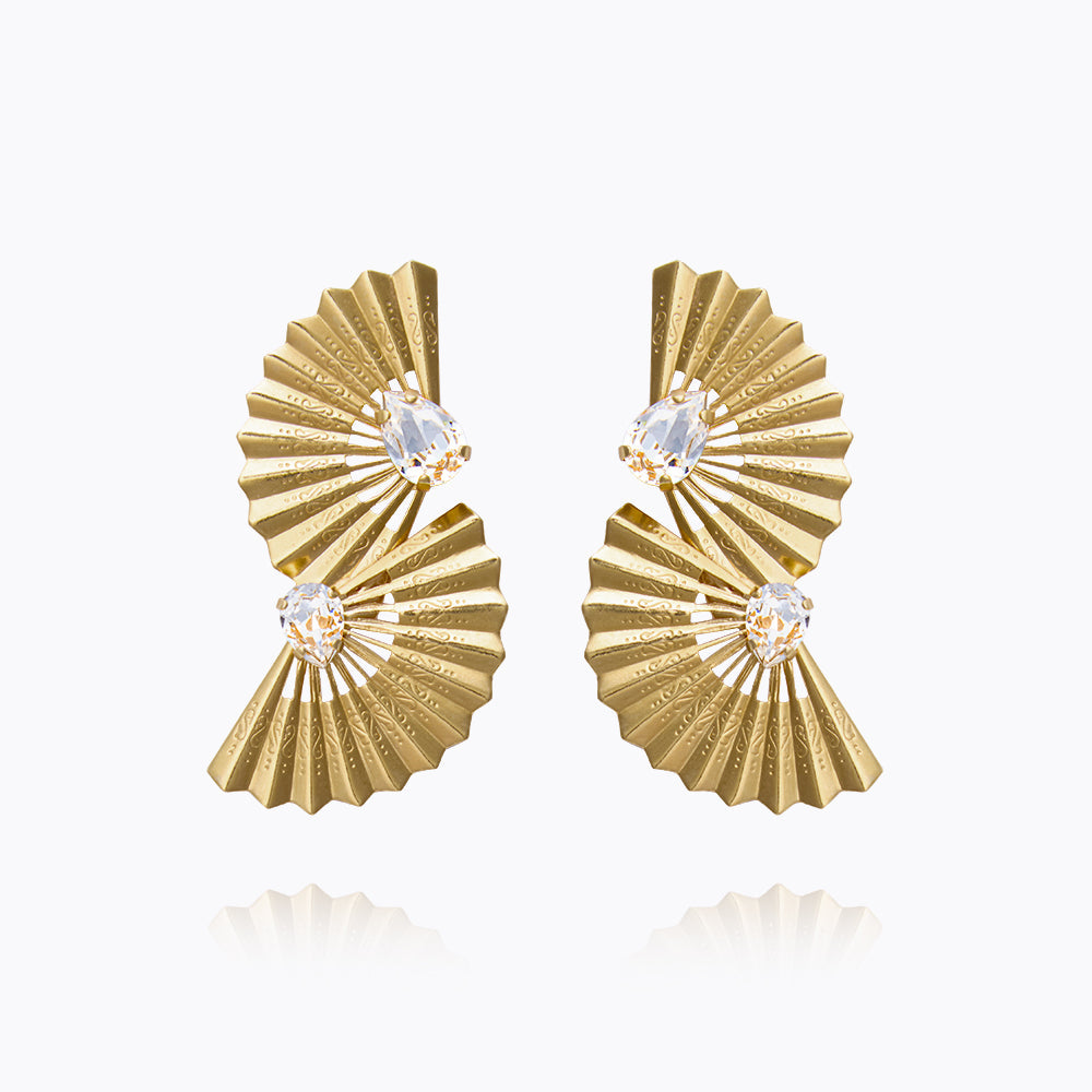 Exquisite Flamenco Crystal Earrings for Women – Handmade Spanish Dance Jewelry – Perfect for Performances, Parties & Special Occasions