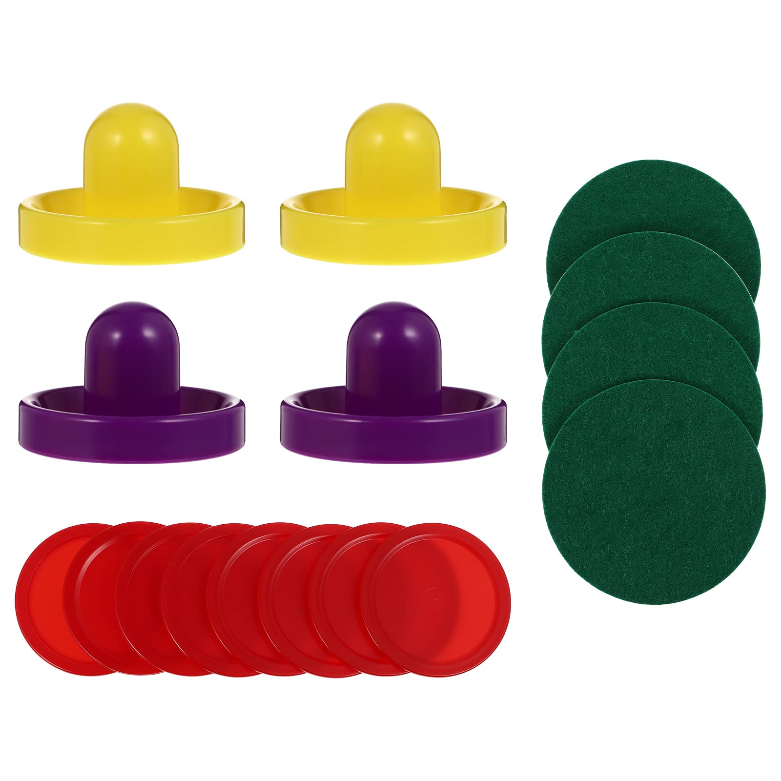 LUOZZY Air Hockey Pusher Set - Large Replacement Pucks & Strikers for Table Hockey Game Accessories | Perfect for Family Game Nights & Arcade Fun