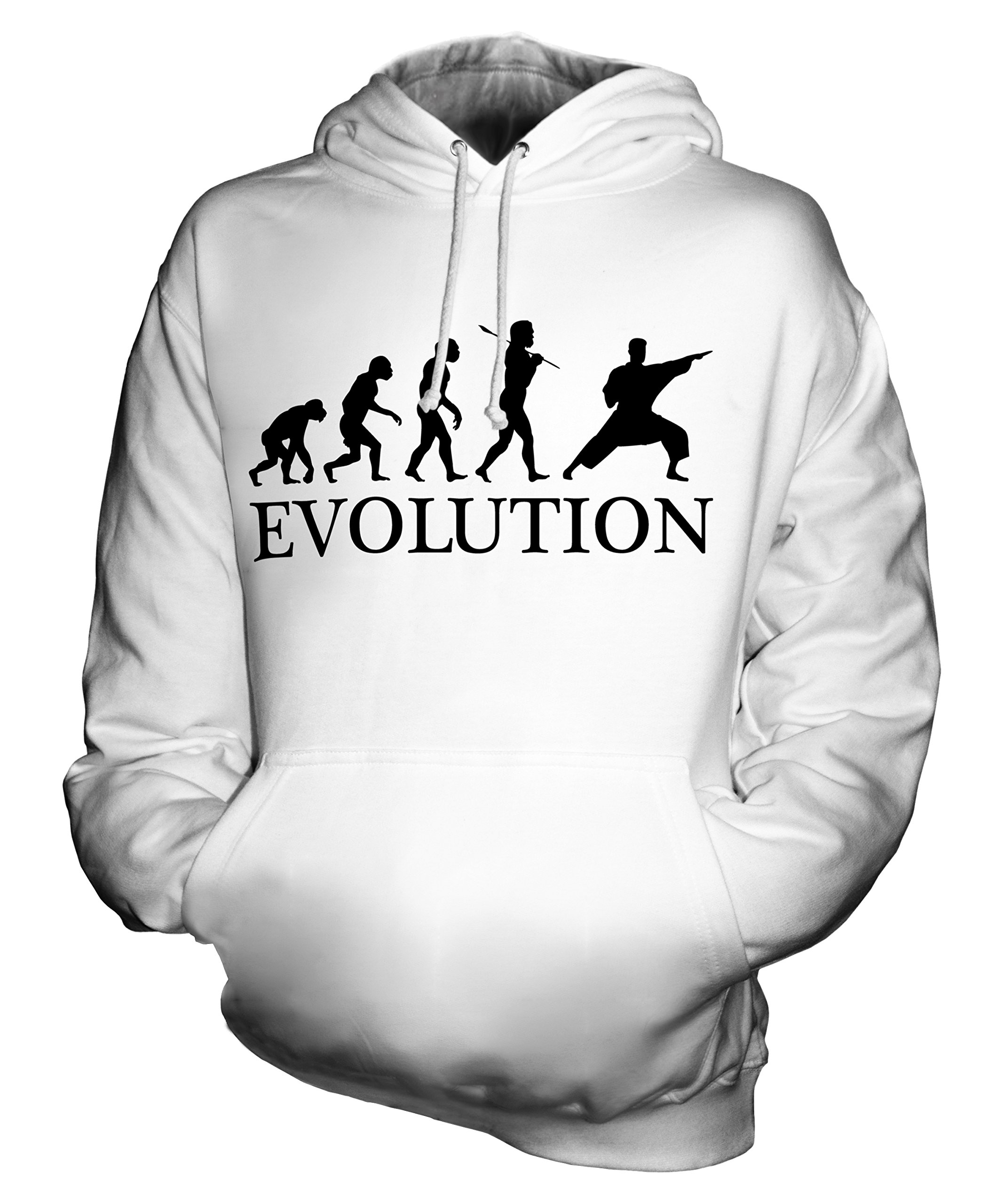 Unisex Martial Arts Evolution Hoodie for Men & Women - Perfect for Training, Gym, and Streetwear Fashion