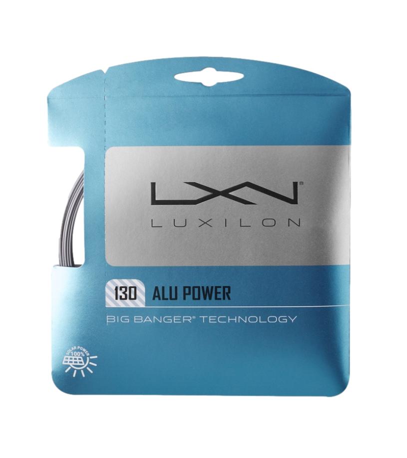 Luxilon Alu Power 130 Tennis String - Premium Polyester String for Power & Control - Perfect for Competitive Play & Tournament Matches