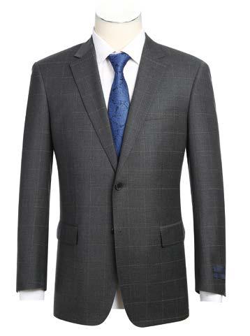 Alessandro Vitello Classic Fit Men's Suit 566 6 - Premium Business Attire for Office, Weddings & Formal Events