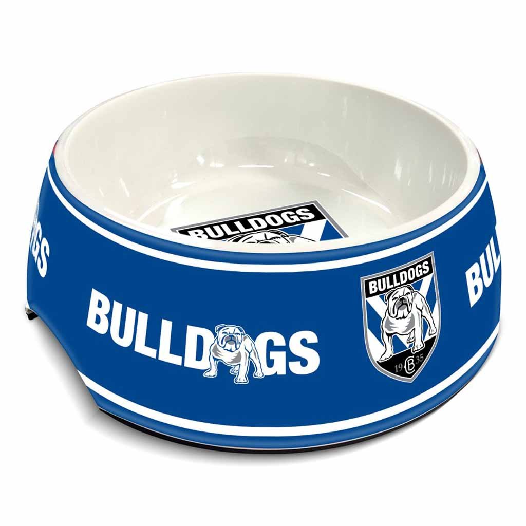 Canterbury Bulldogs Dog Bowl 710ml - Durable Pet Food and Water Dish for Bulldogs Fans - Perfect for Home, Office, or Kennel Use
