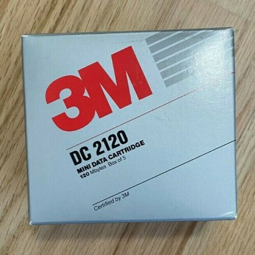 3M DC2120 Mini Data Cartridge - 120MB Rhomat Format Tape for Data Backup & Archiving | Compatible with Legacy Storage Systems