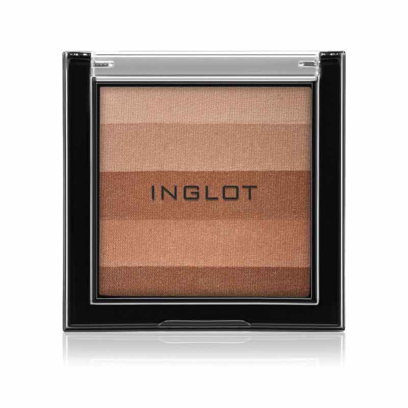 INGLOT Multicolor Bronzing Powder - Matte & Shimmer Finish for Contouring & Highlighting - Perfect for Everyday Makeup & Special Occasions