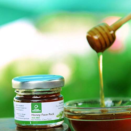 Future Organics Tea Tree Face Mask - Pack of 2 (30g Each) | 100% Natural Herbal Skincare for Acne & Oily Skin | Deep Cleansing & Pore Minimizing Treatment | Perfect for Daily Use & Spa Nights