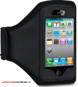 Apple iPhone 4 / iPhone 4S Armband - Adjustable Sports Running Case for Workout & Fitness - Perfect for Jogging, Gym, and Outdoor Activities