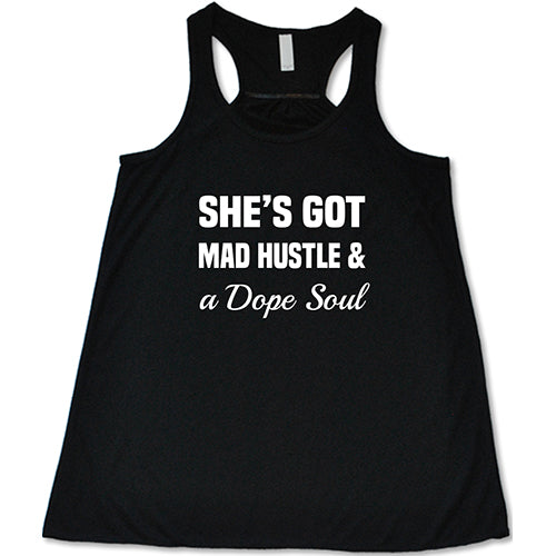Women's Motivational 'Mad Hustle Dope Soul' Graphic T-Shirt - Trendy Inspirational Tee for Workouts, Gym & Casual Wear