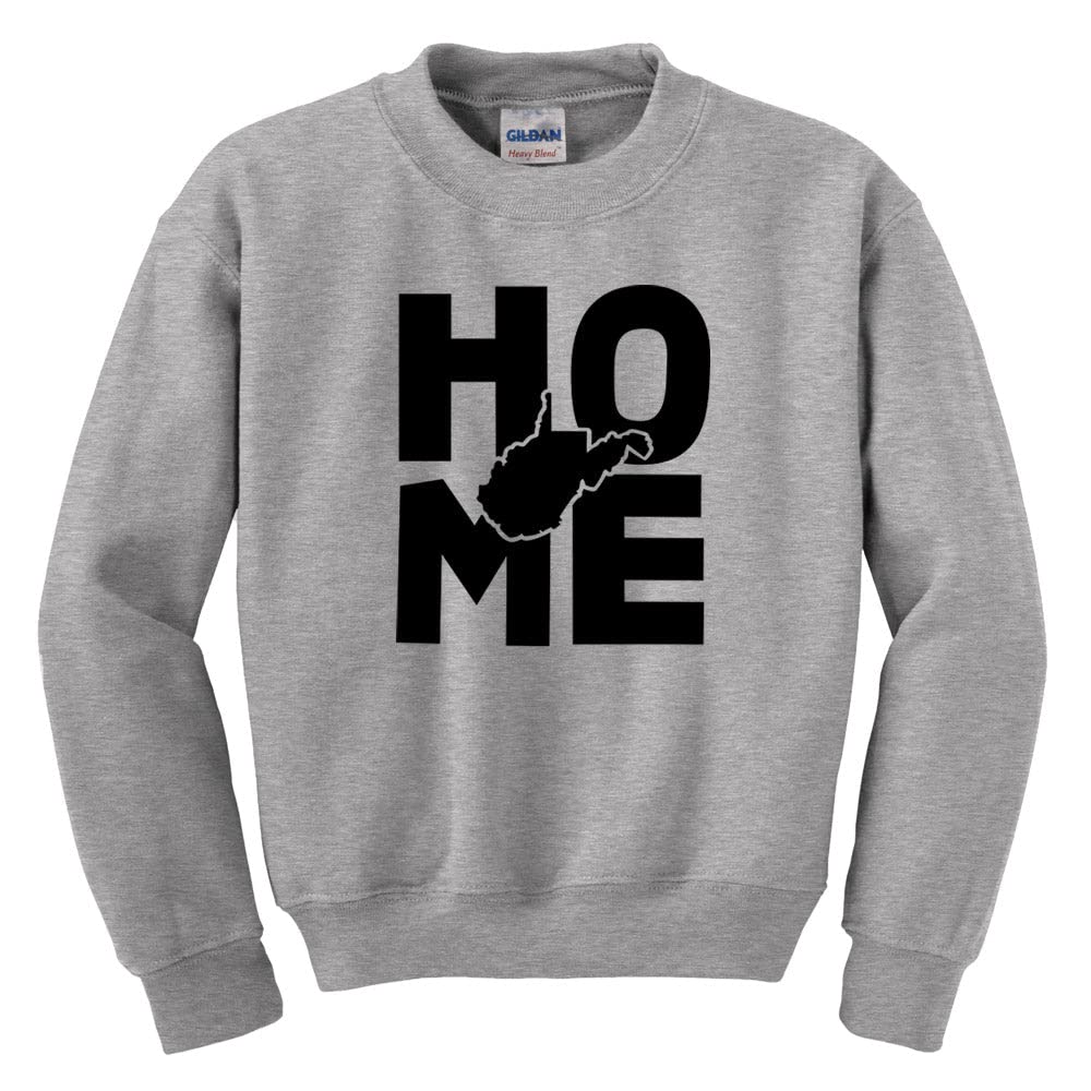 West Virginia Kids Sweatshirt for Boys & Girls - Cozy Pullover Hoodie for Youth - Perfect for School, Travel & Outdoor Activities