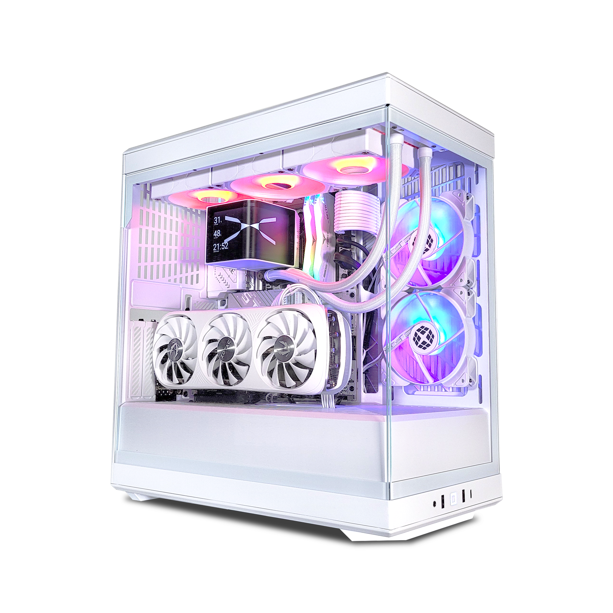 Y40 Ghost Ultimate Gaming PC - Ready to Ship | High Performance Desktop Computer for VR, Streaming & Esports | Perfect for Gamers & Content Creators