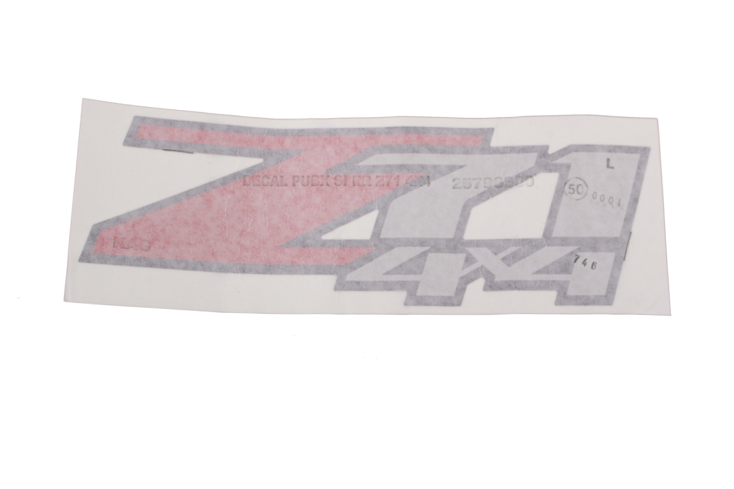 Genuine GM Accessories 25798300 Decal - Premium Car Emblem Sticker for Chevy, GMC, Buick & Cadillac Vehicles - Perfect for Customizing Your Truck, SUV or Car Exterior