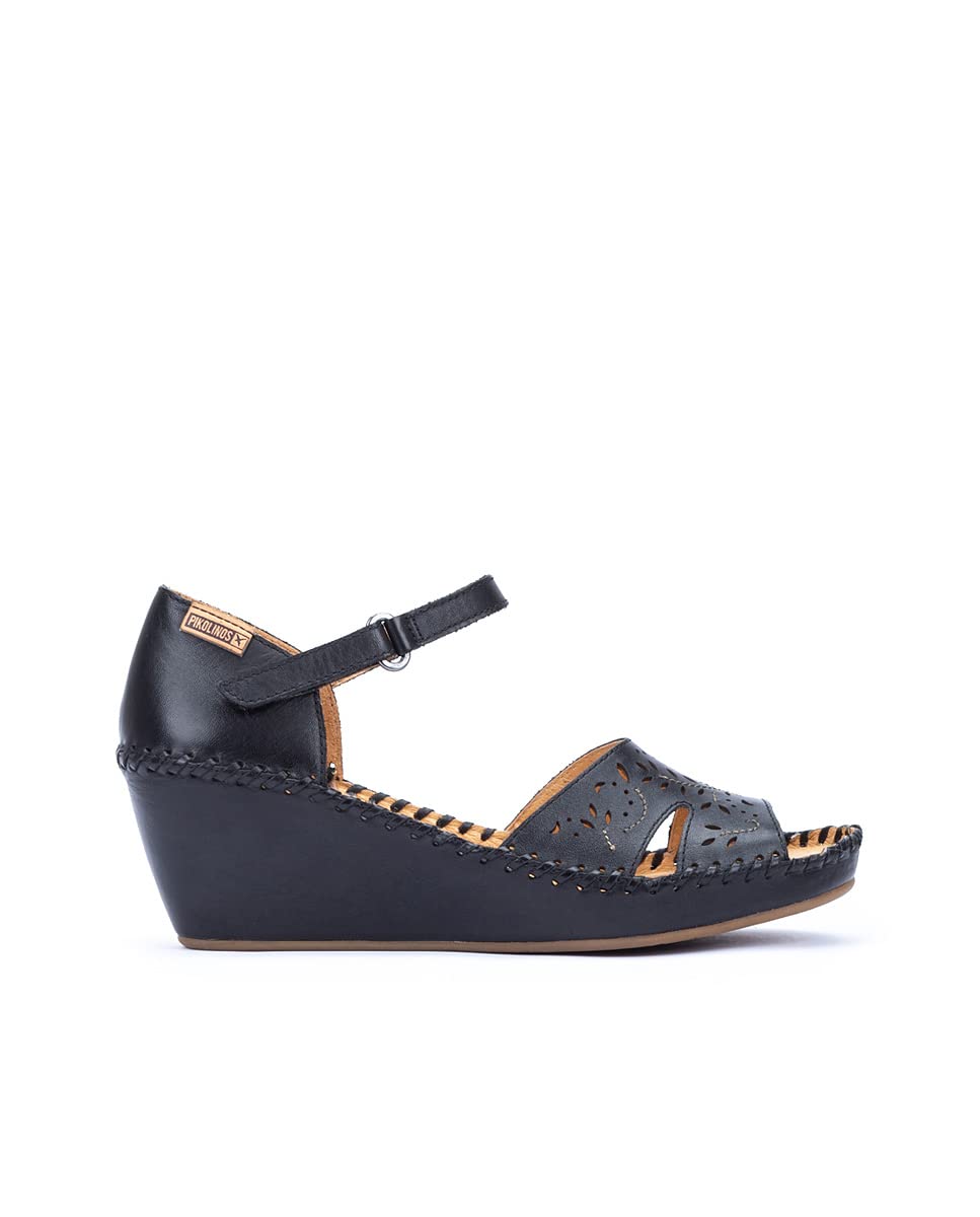 PIKOLINOS Margarita 943 Genuine Leather Wedge Sandals for Women - Comfortable & Stylish Summer Casual Shoes for Beach, Travel & Everyday Wear
