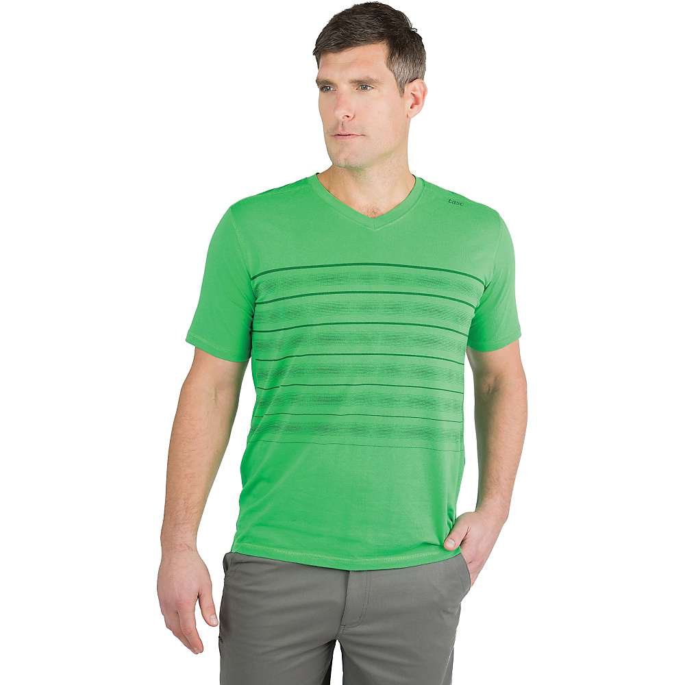 Tasc Performance Men's Vital Performance Fitness V-Neck T-Shirt - Moisture Wicking, Breathable Workout Shirt for Gym, Running & Active Lifestyle