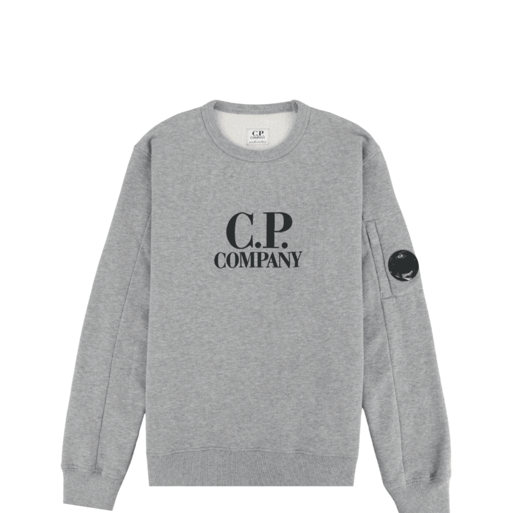 Kids CP Company Grey Lens Sweatshirt | Trendy Pullover Hoodie for Boys & Girls | Perfect for School, Playdates & Outdoor Activities
