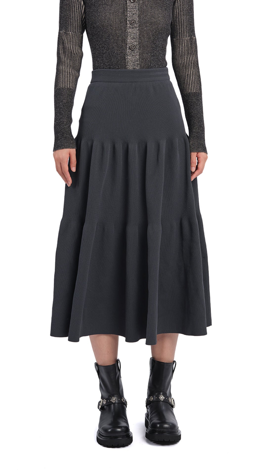 Stylish Knitted Dolly Skirt for Women - Soft & Comfortable A-Line Mini Skirt - Perfect for Casual Wear, Parties & Date Nights