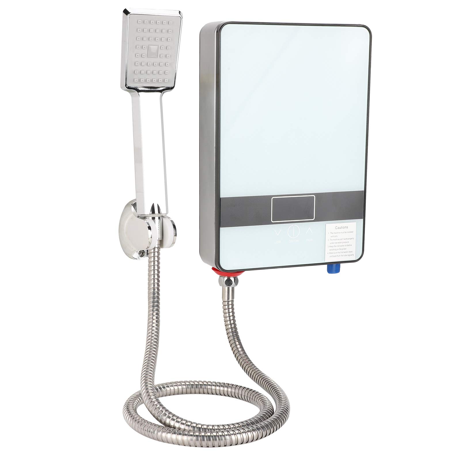 4500W Instant Electric Tankless Water Heater - Wall Mounted, 110V for Home Use with Shower Kit | Fast Hot Water for Bathroom, Kitchen & RV