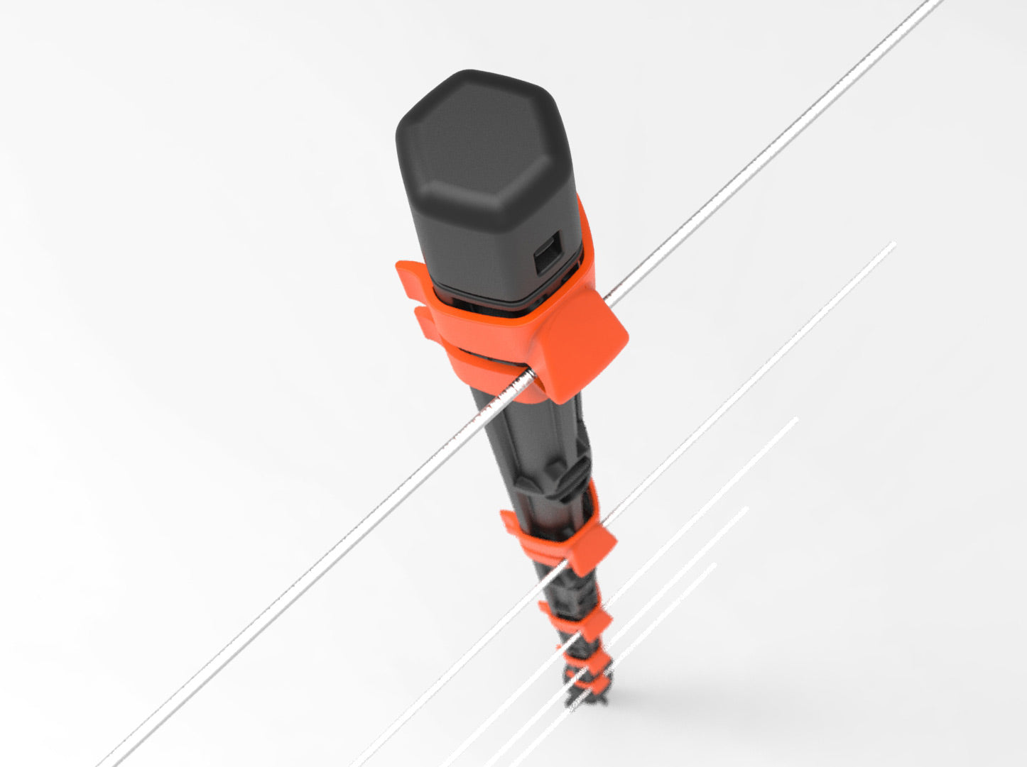 Gallagher Insulated Line Post - 10 Pack | Heavy Duty Electric Fence Posts for Livestock & Farm Use | Durable, Weatherproof & Easy Installation