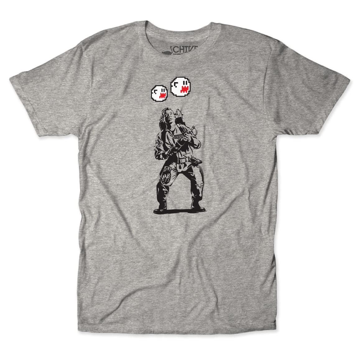 Bill Murray Venkman 8-Bit Ghostbusters Mario Retro Video Game Mashup 80s Vintage T-Shirt - Perfect for Cosplay, Gaming Conventions & 80s Nostalgia Fans