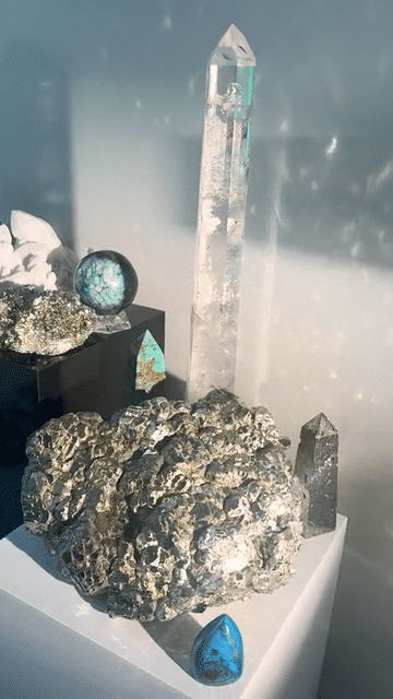 44lb Natural Pyrite Cluster - Large Raw Pyrite Specimen for Mineral Collectors & Home Decor | Perfect for Display, Healing Crystals & Feng Shui Decorations