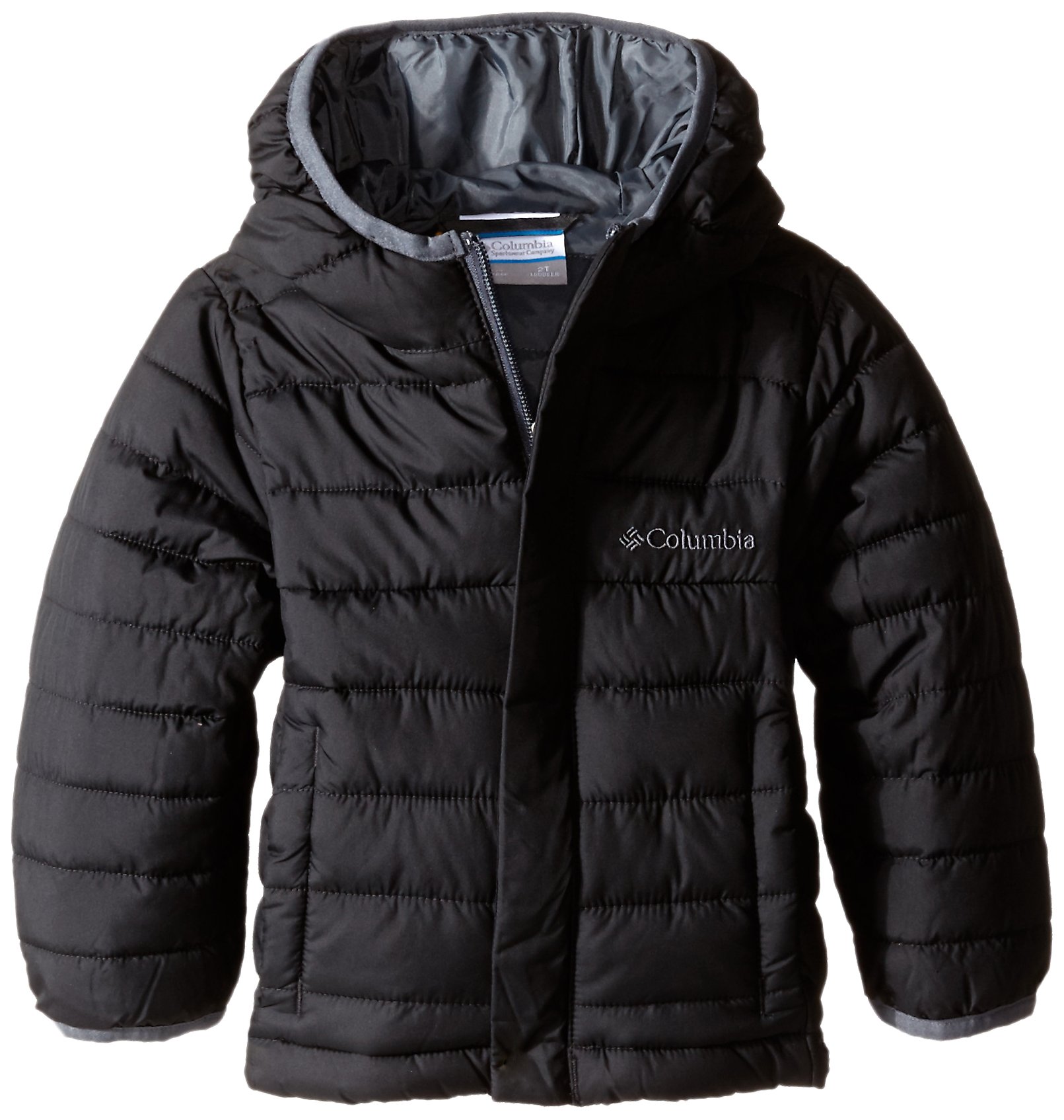 Columbia Boys' Toddler Powder Lite Puffer Jacket - Lightweight Winter Coat for Kids - Warm & Water-Resistant Outerwear for Snow Play & Outdoor Adventures