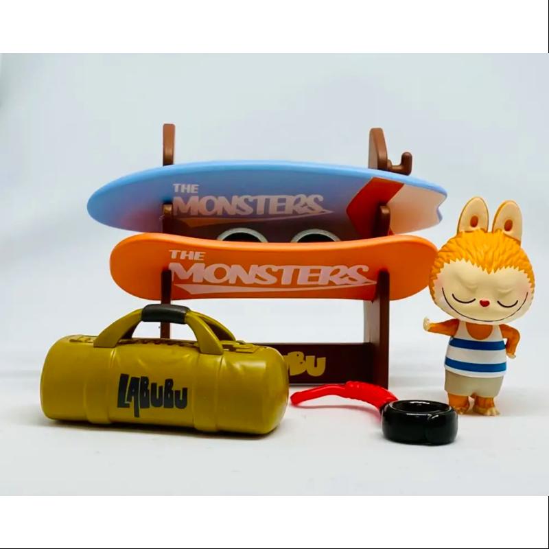 Labubu The Monsters Home of the Elves Series - Collectible Vinyl Figure for Display & Gift (Imaginary Surfing Theme) - Perfect for Anime Fans, Toy Collectors & Home Decor