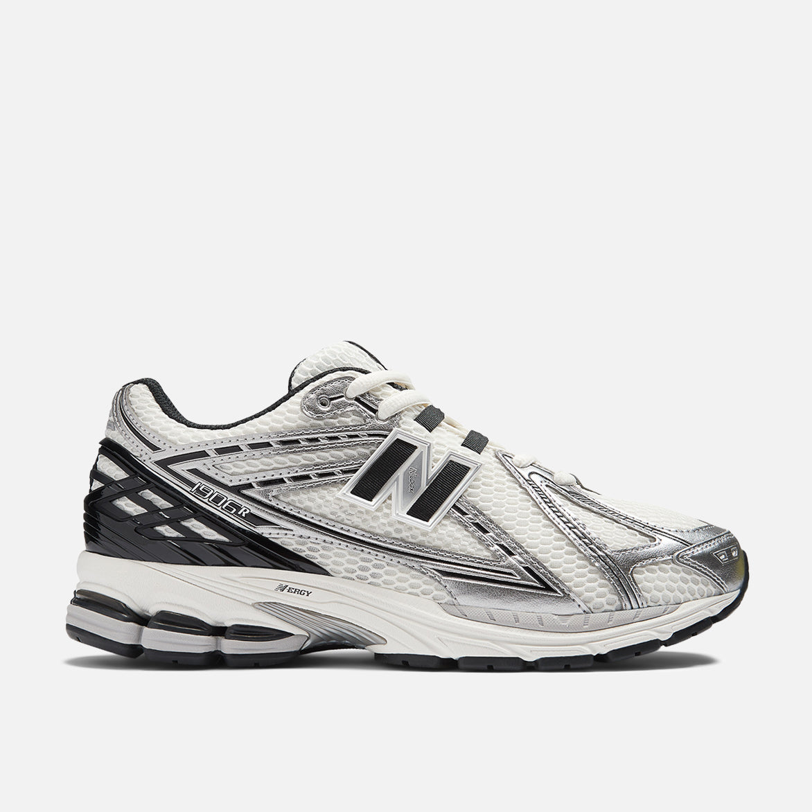 New Balance 1906R Running Shoes - Silver Metallic / Sea Salt / Black - Lightweight & Comfortable for Men & Women | Perfect for Jogging, Gym Workouts & Casual Wear