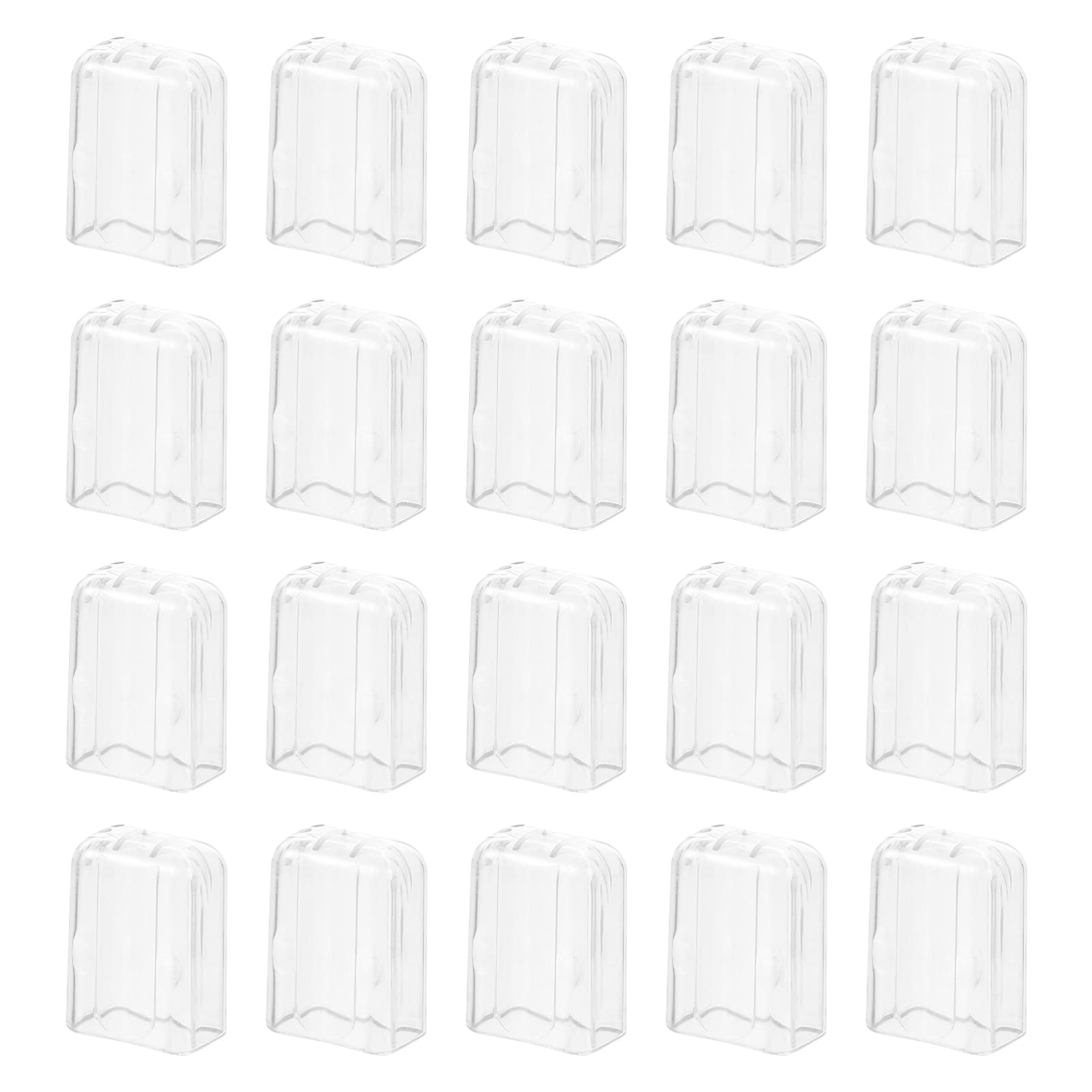 DOITOOL 20-Pack Electric Toothbrush Head Covers - Reusable Replacement Covers Compatible with Sonicare Toothbrush Heads - Hygienic Storage Solution for Home & Travel - Perfect for Daily Oral Care and On-the-Go Use