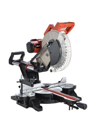 Aiko 12-Inch (305mm) 1700W Sliding Miter Saw with 12x 100T Aluminum Blade - Model AIKO 1245 | Perfect for Woodworking, DIY Projects & Professional Construction
