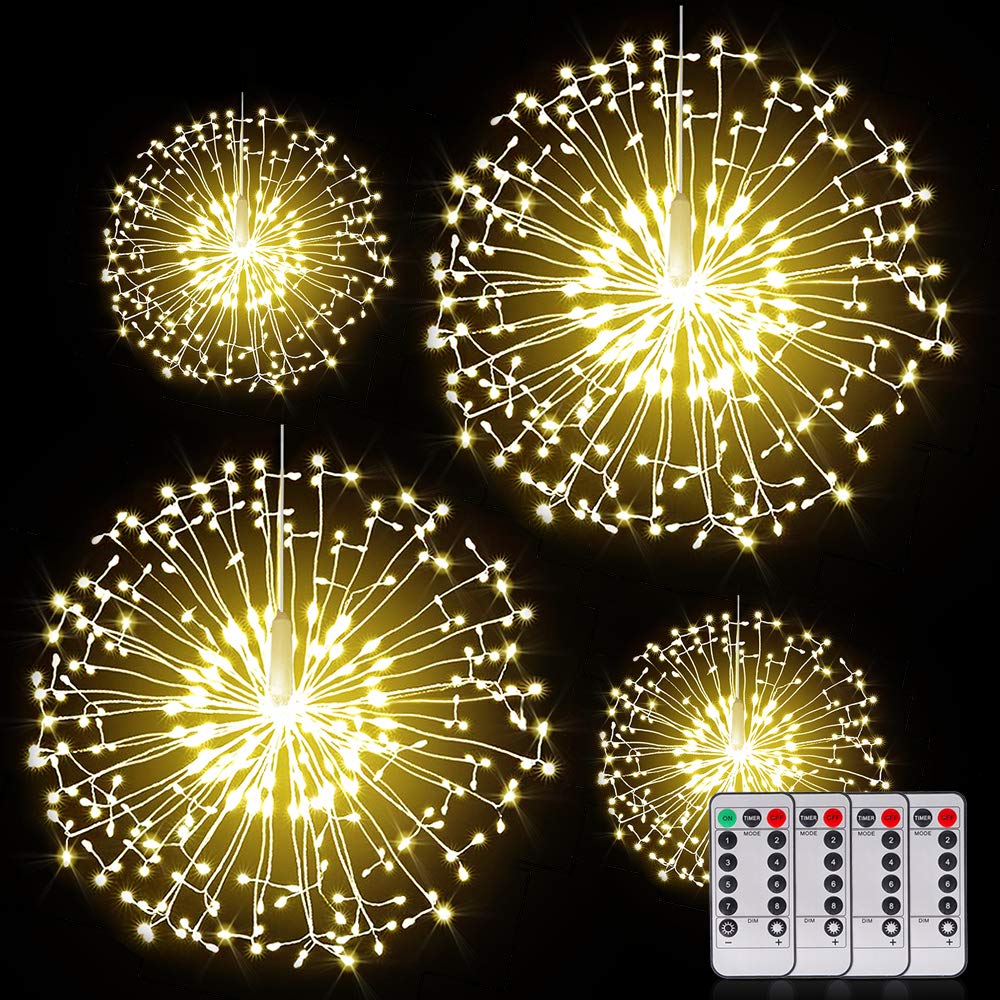 Fairy Christmas String Lights - 200 LED 8 Modes with Remote | Indoor Outdoor Holiday Decor for Home, Patio