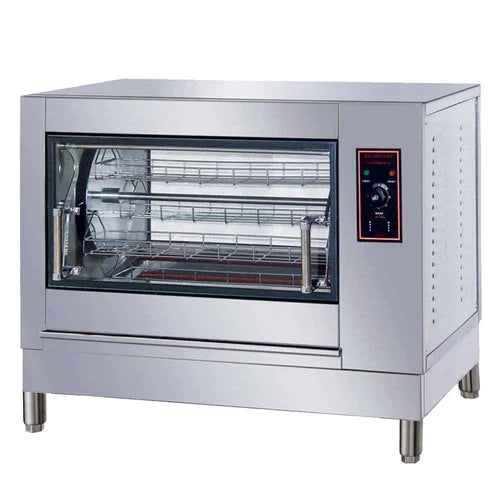 Cookline ER 268 40 12 Commercial Electric Rotisserie Oven for Chicken - 220V Countertop Restaurant Equipment for Poultry Roasting, Catering & Food Service Business