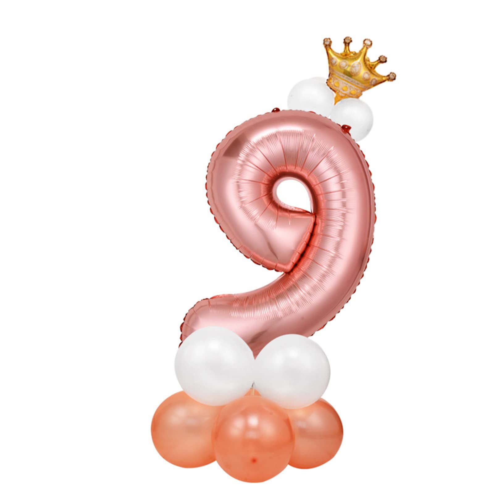 FABFEGU 32-Pack DIY Rose Balloons for Wedding, Birthday & Party Decorations – Elegant Bride Balloons, Digital Balloons for Romantic Events, Baby Showers & Anniversary Celebrations