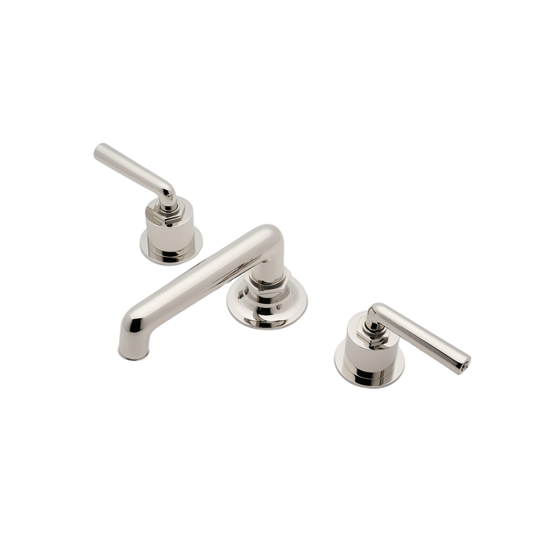 Henry Dark Brass Lavatory Faucet with Lever Handles - Waterworks Bathroom Sink Faucet for Modern & Traditional Home Decor