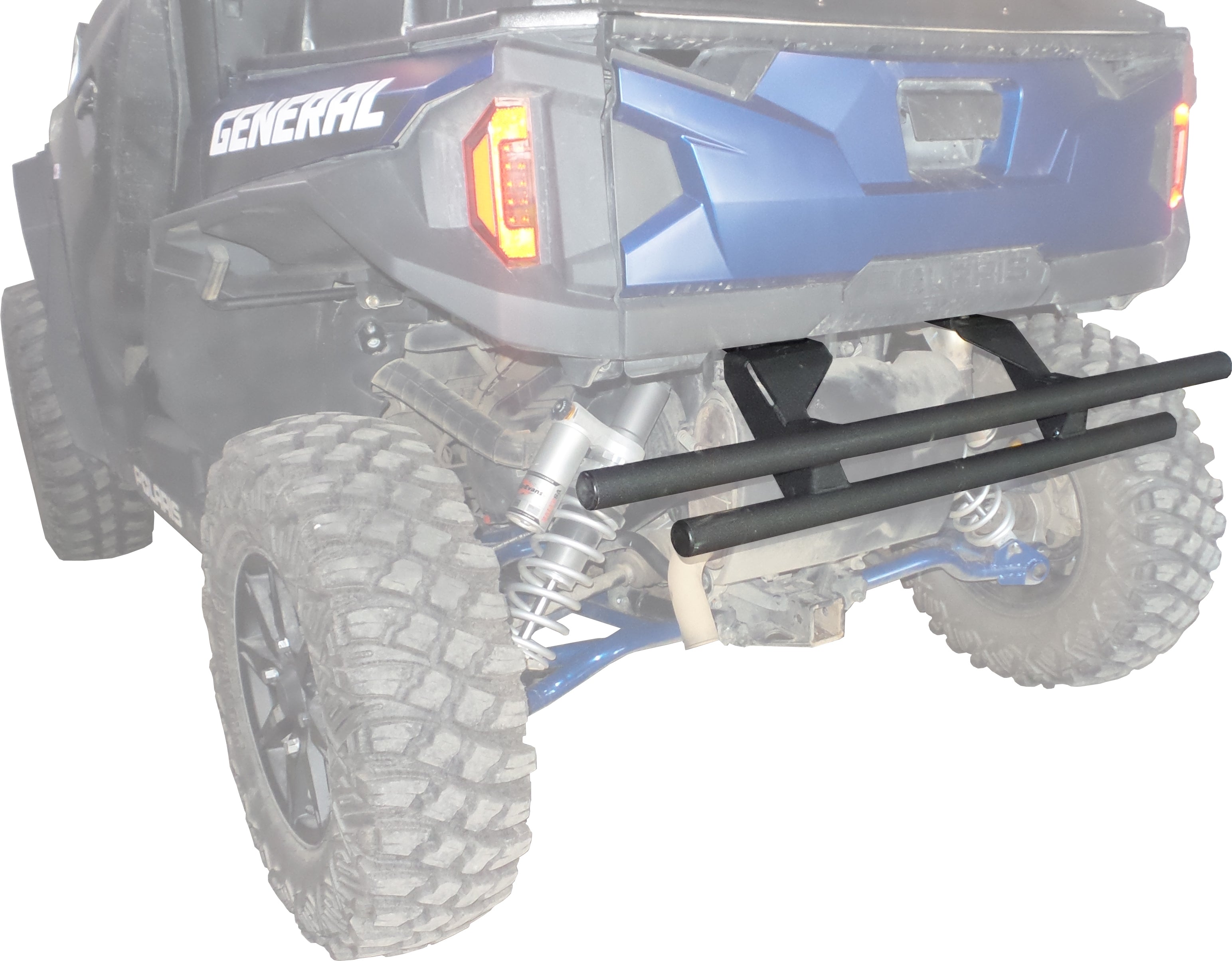 Polaris General Rear Bumper by KFI - Heavy Duty Off-Road Protection for UTV & ATV - Perfect for Trail Riding, Hunting & Farm Work