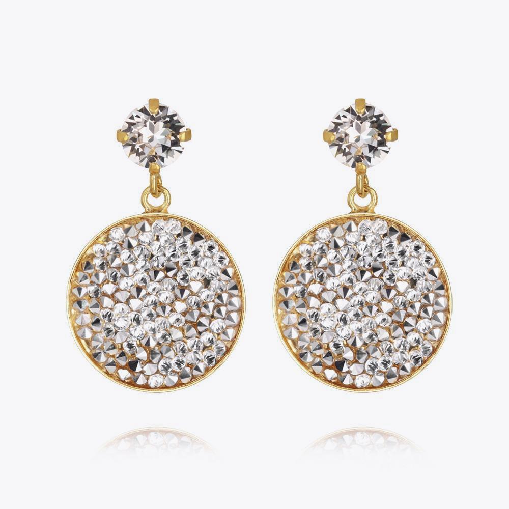 Chloe Crystal Earrings for Women - Elegant & Shiny Fashion Jewelry for Party, Wedding & Daily Wear