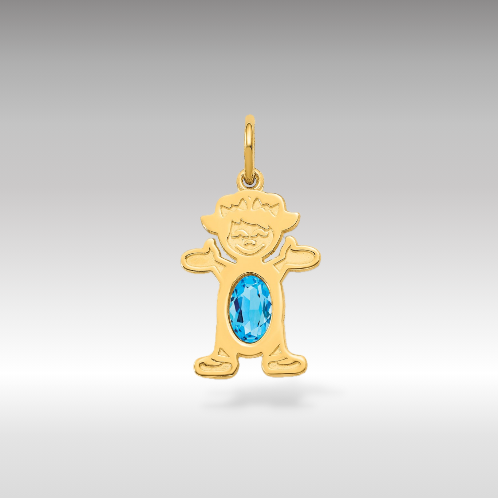 December Birthstone Blue Topaz Pendant Necklace for Women - Perfect Gift for Christmas, Birthday & Anniversary Jewelry