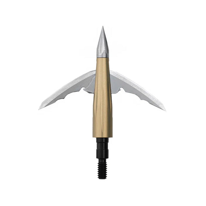 Bowmar Beast Mechanical Broadheads for Hunting - 3 Blade Expandable Broadhead Tips for Crossbow & Compound Bow - Perfect for Deer, Elk, and Big Game Hunting