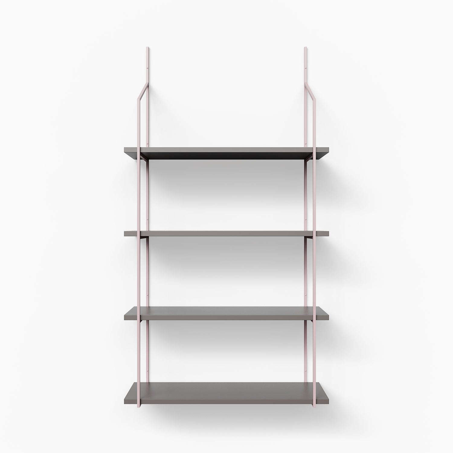 4-Tier Wall Mounted Shelf Organizer - Rustic Wood Bathroom Storage for Towels & Toiletries | Space-Saving Home Decor for Bedroom, Kitchen & Living Room