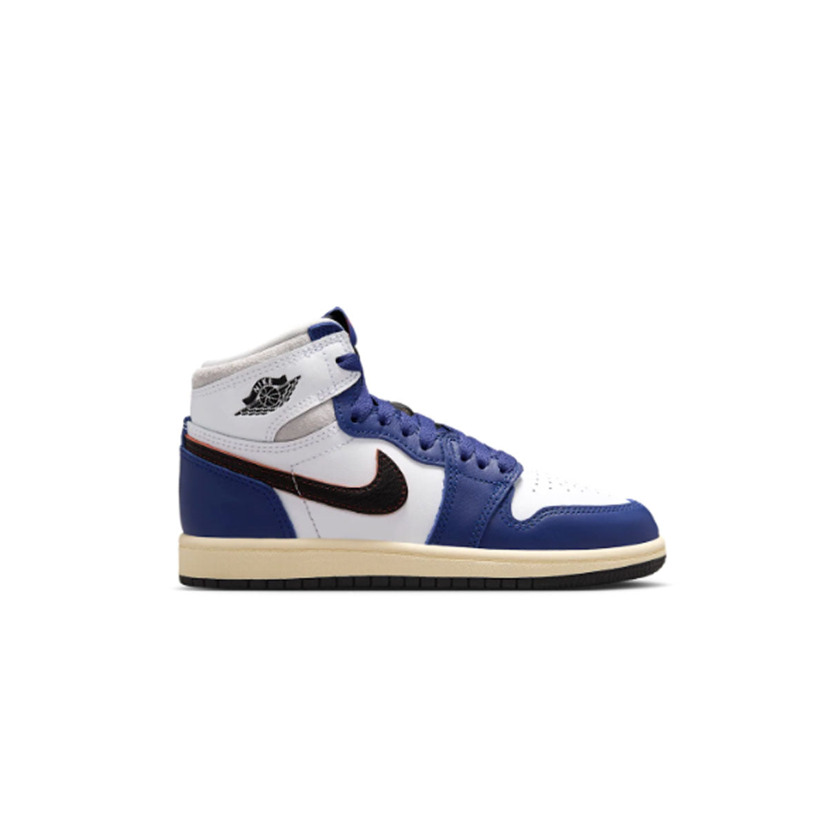Kids Air Jordan 1 Retro High OG 'Rare Air Deep Royal Blue' Sneakers - Boys Basketball Shoes for School, Sports & Casual Wear