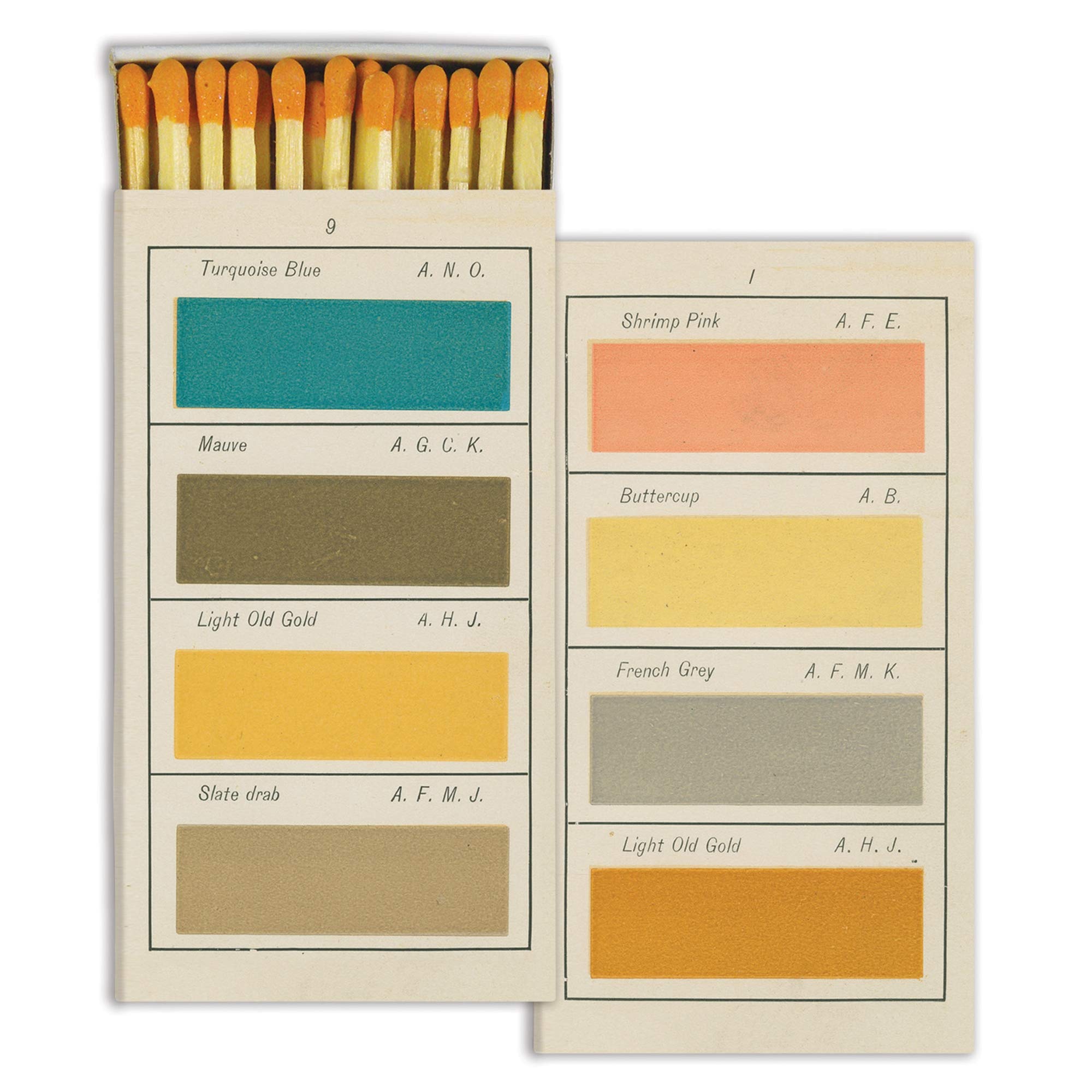 Premium Wooden Matches for Artists - Painter's Handbook Match Box | Ideal for Painting, Camping & Emergency Lighting