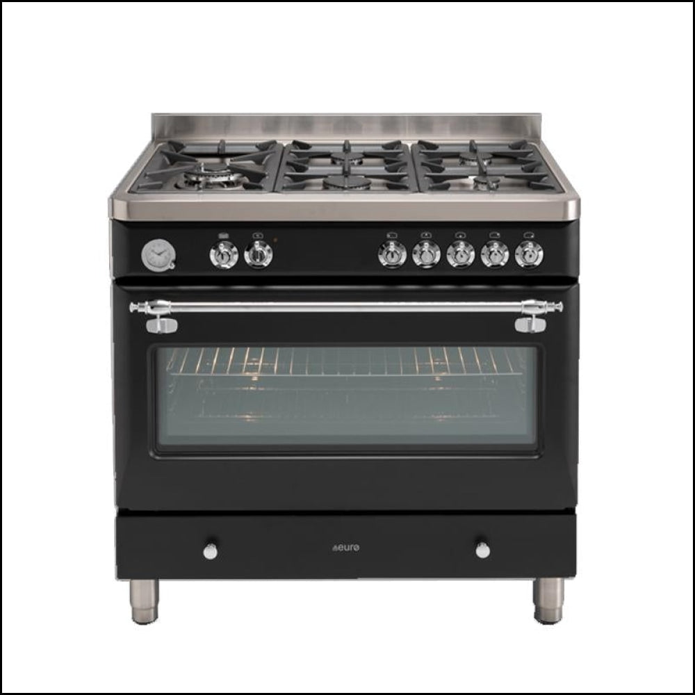 Euro ECSH900AN 90cm Dual Fuel Anthracite Royal Chiantishire Range Cooker - Ex Display Discount - Perfect for Modern Kitchens & Open Plan Living Spaces