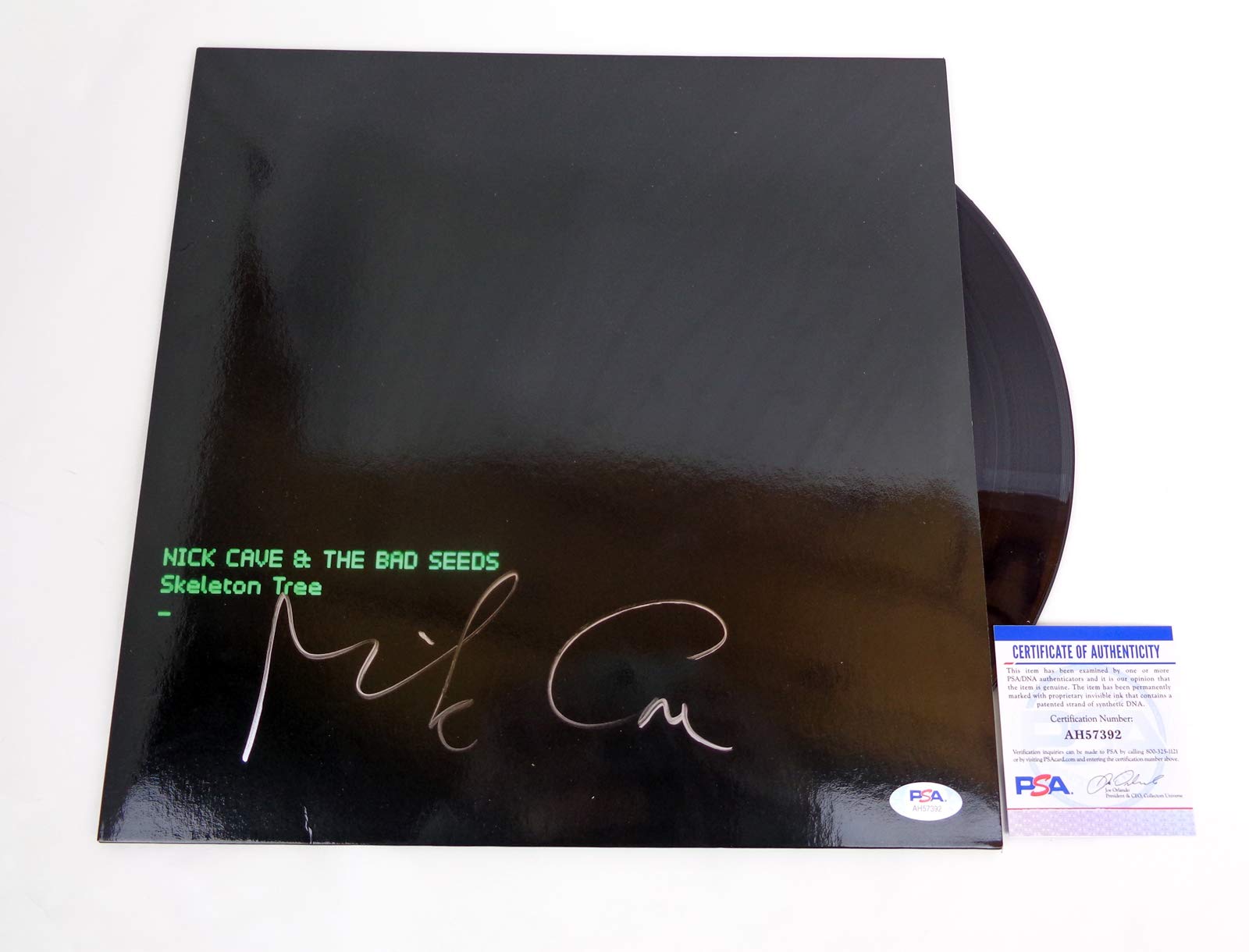 Nick Cave & The Bad Seeds Signed Autograph Skeleton Tree Vinyl Record Album with PSA/DNA COA - Limited Edition Collectible for Music Fans & Vinyl Enthusiasts - Perfect for Display, Gifts, and Music Memorabilia Collections