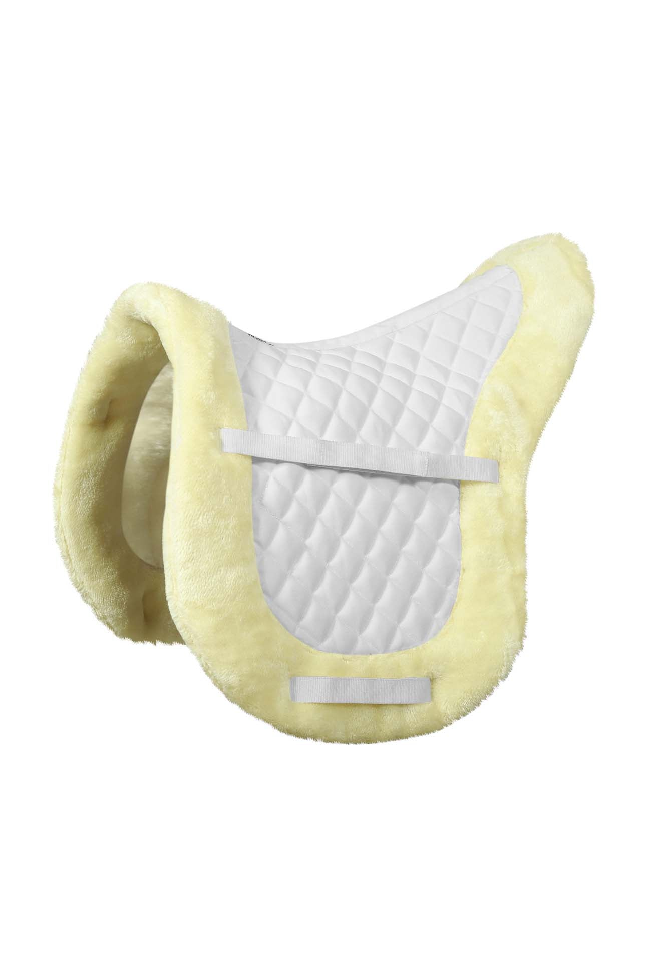 TuffRider Sherpa Fleece Fully Lined Shaped Saddle Pad for Horses - Warm & Comfortable Riding Pad for Winter Equestrian Training & Trail Riding