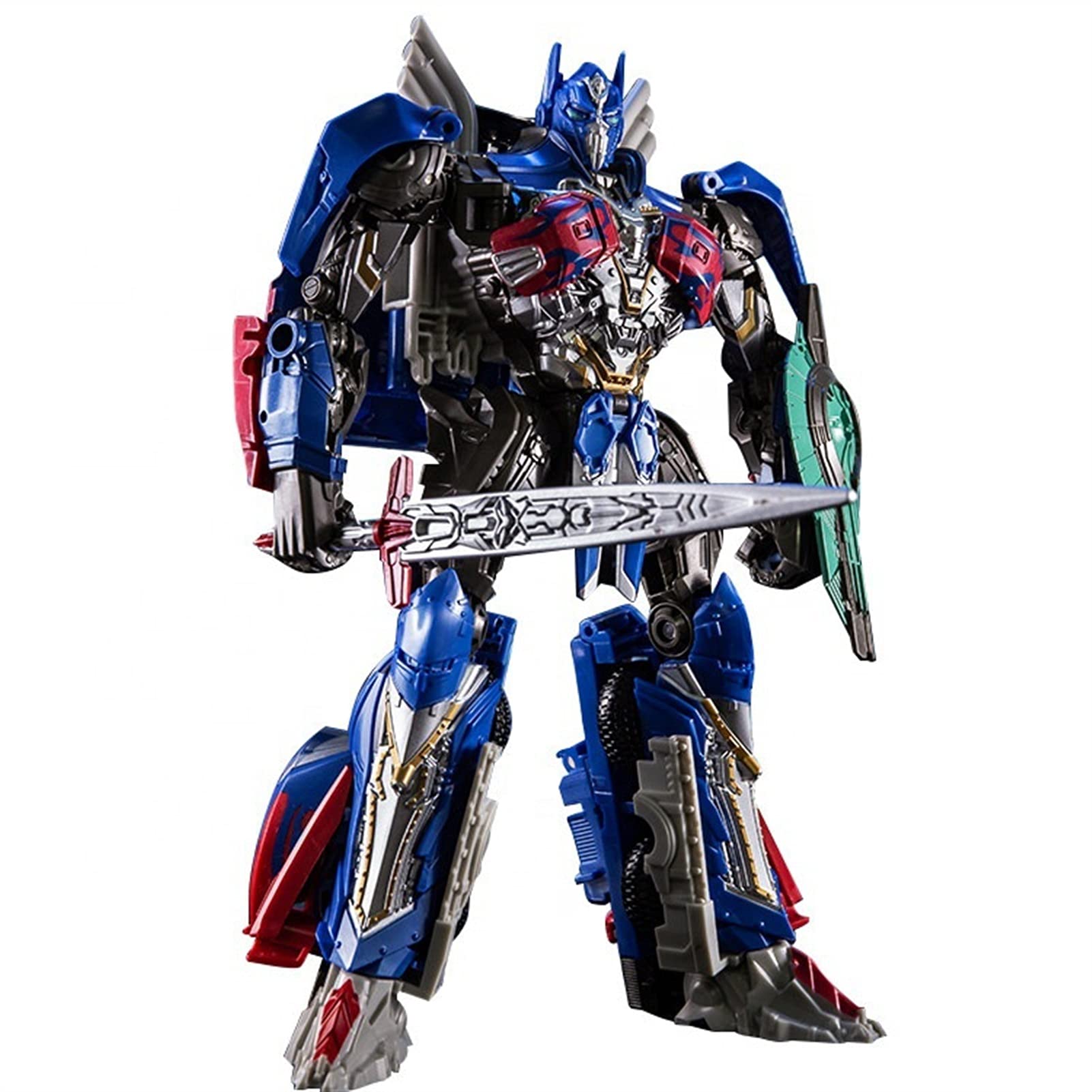 Transformers The Last Knight Leader Class Optimus Prime Action Figure - 8.6 Inch Collectible Robot Toy for Kids & Adults | Perfect for Display, Gifts, and Movie-Themed Play