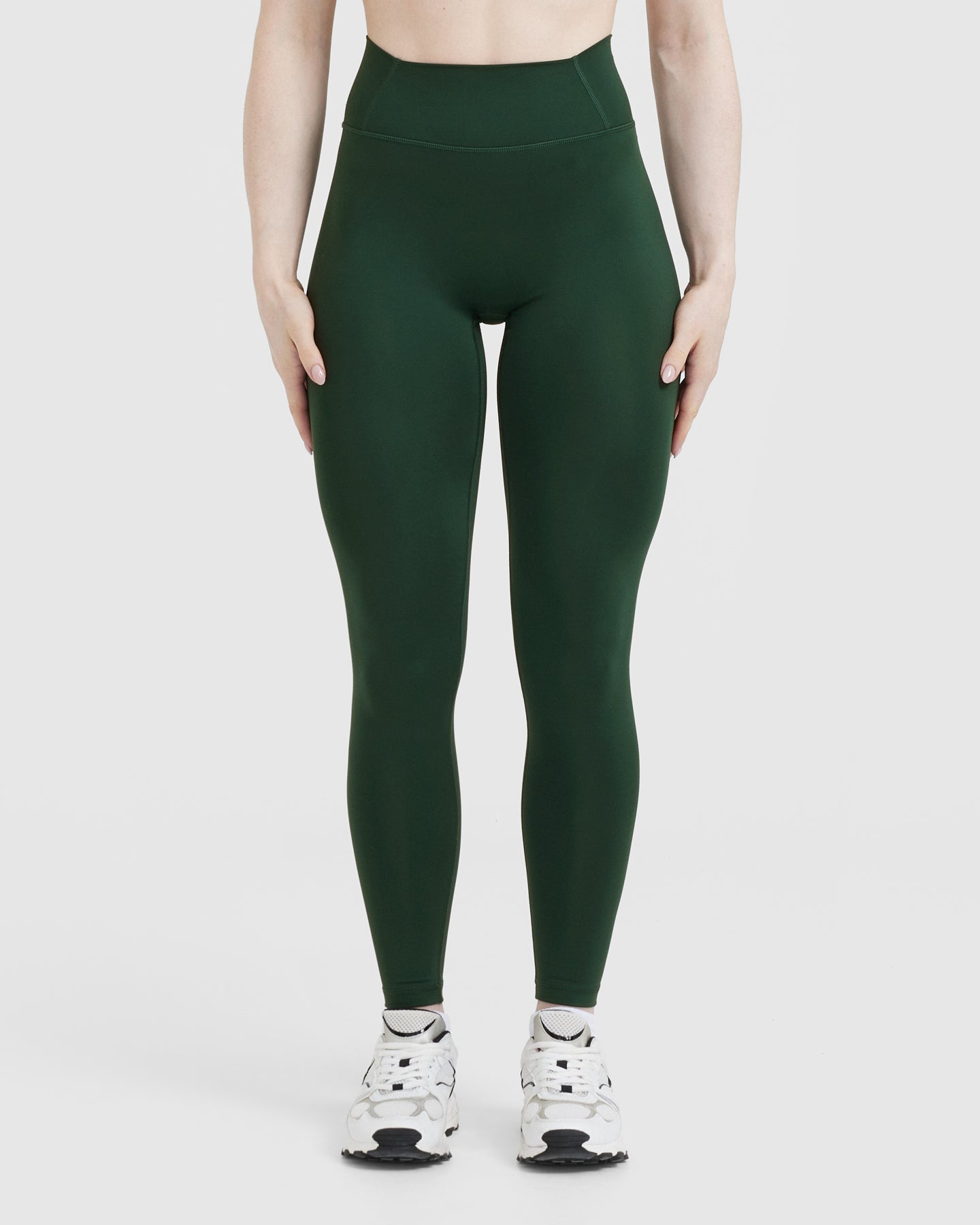Timeless High Waisted Leggings for Women - Pine Green Yoga Pants with Tummy Control | Perfect for Workouts, Yoga & Everyday Comfort