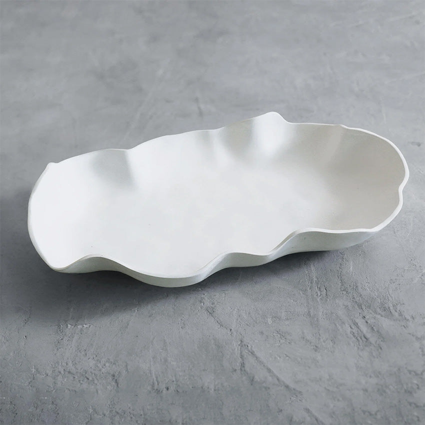 Beatriz Ball Vida Nube Large White Serving Platter - Elegant Dinnerware for Entertaining, Buffets & Special Occasions